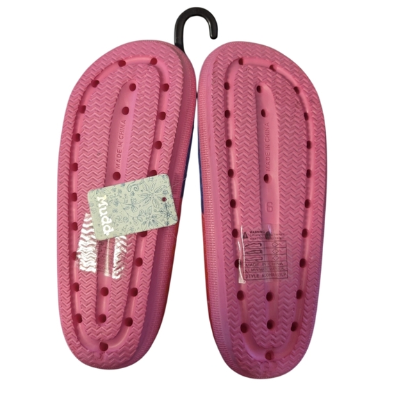 Mudd Multicolor Tie-Dye Slide Sandals - Picture 4 of 4